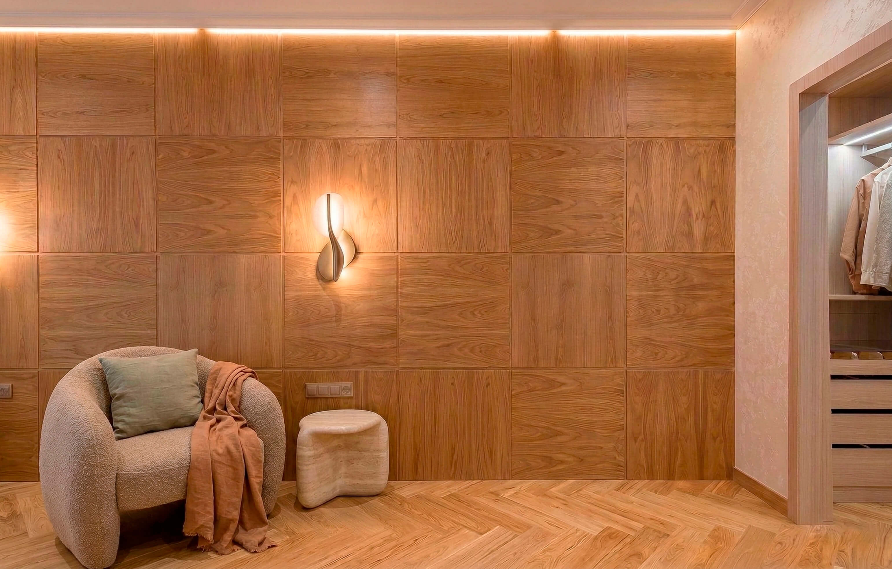 Стеновые панели с алюминиевым профилем 