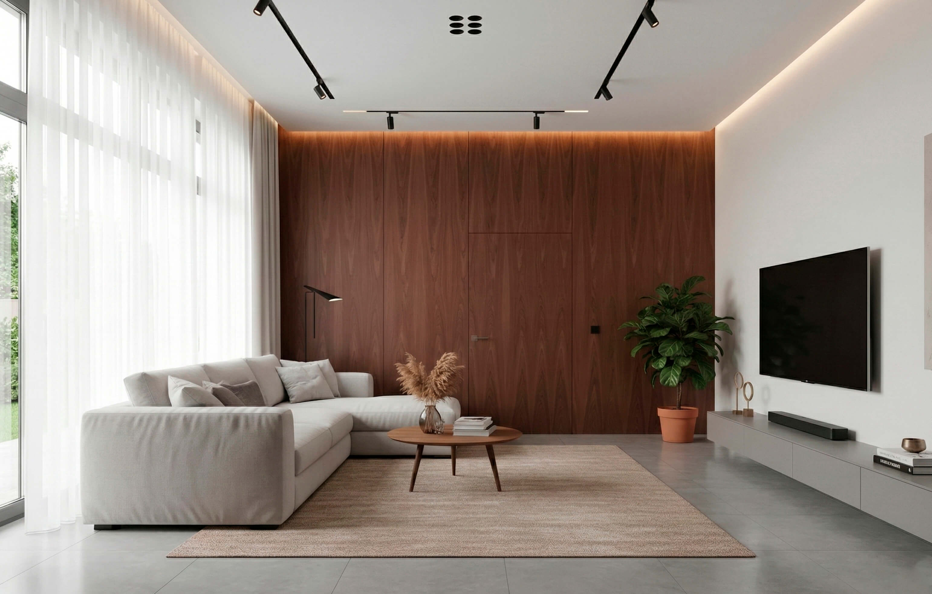 Стеновые панели шпон