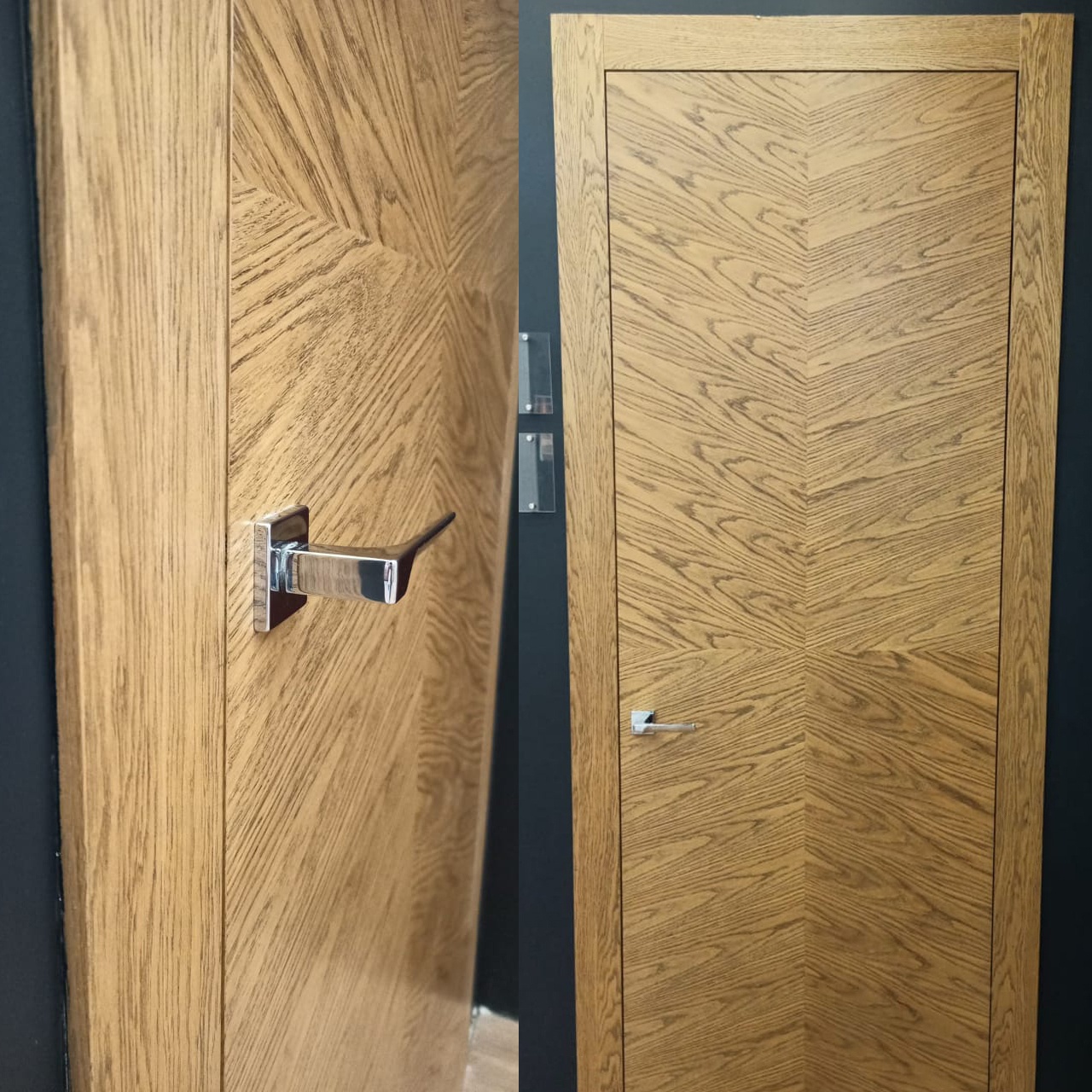 Межкомнатные двери с компланарным наличником. Компланарные двери