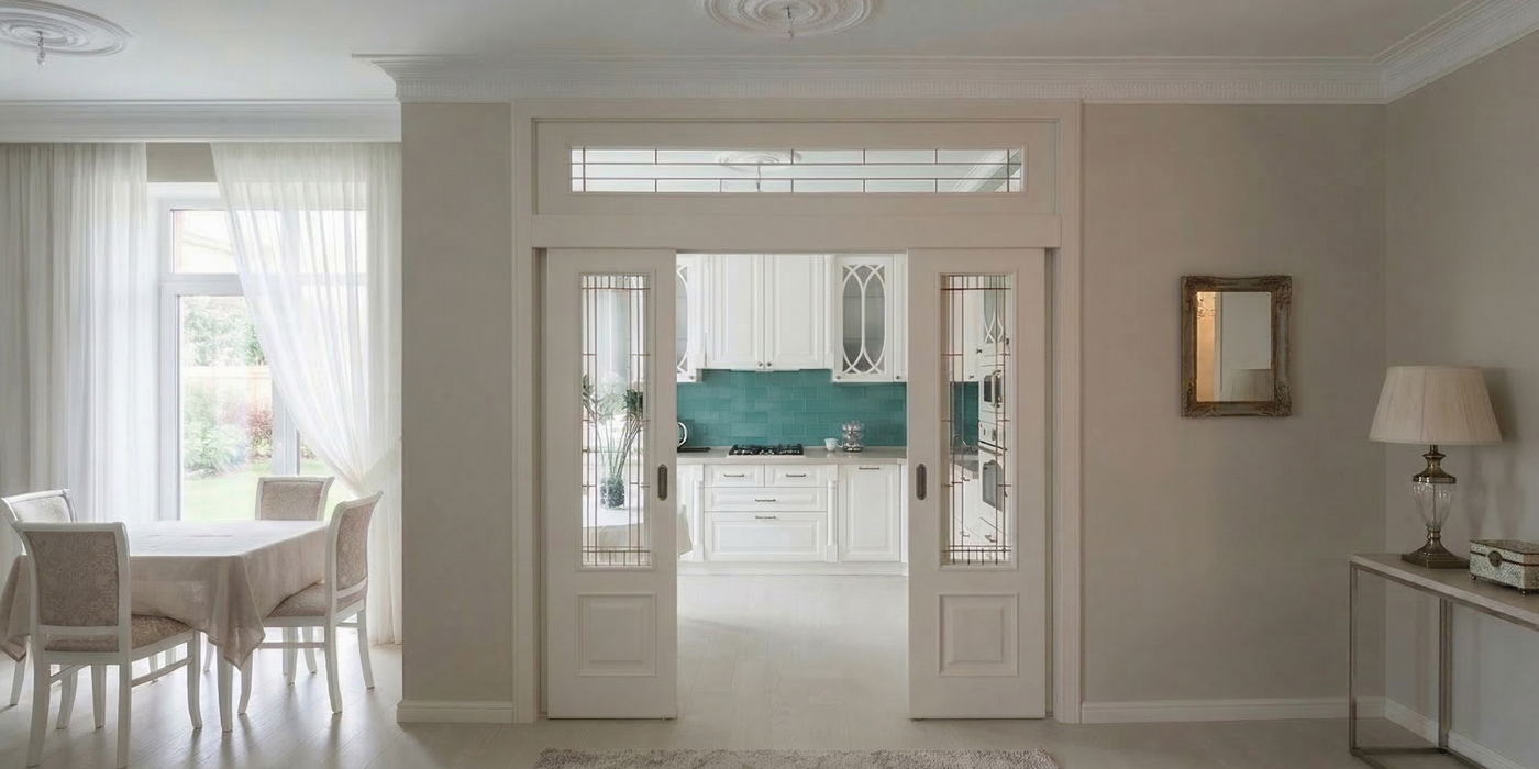 двери с фрамугой