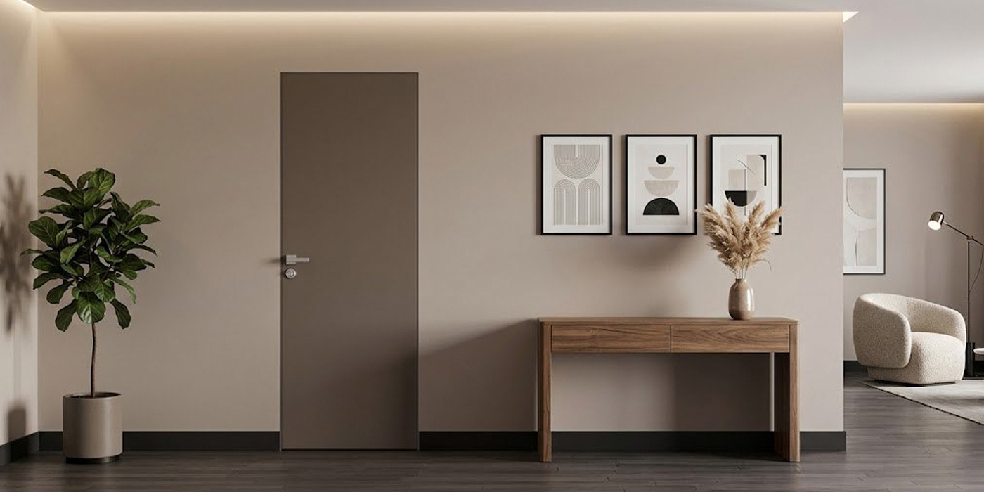 Конструкция скрытой двери