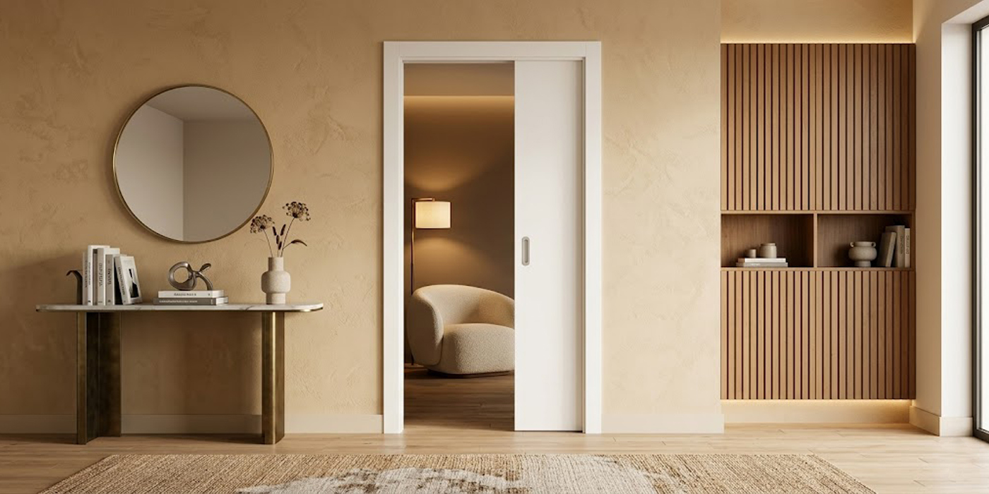 Дверь пенал в интерьере