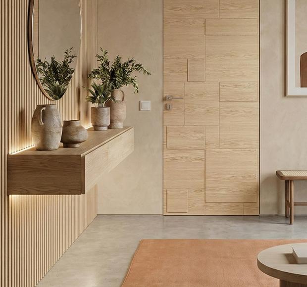 Шпонированные накладки из фанеры